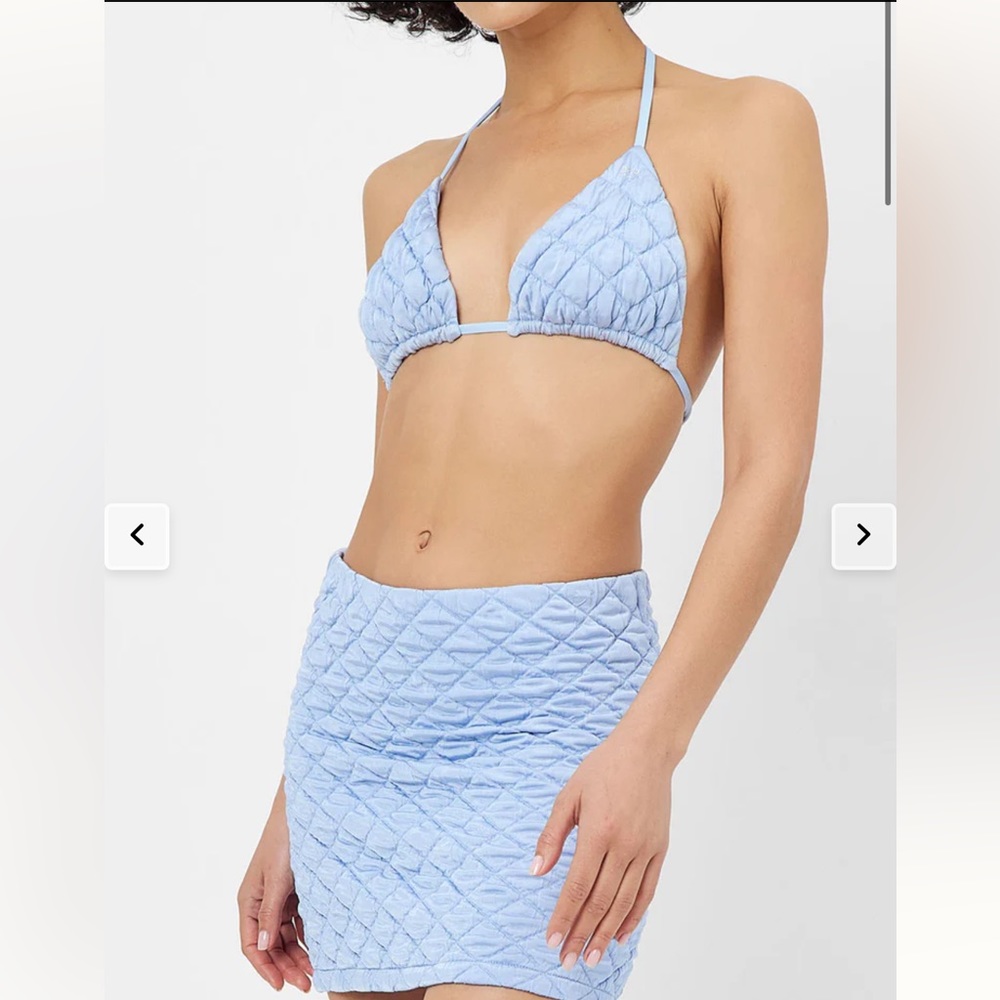 NWT Frankie’s Bikinis Windward Puff Skirt Large - Picture 2 of 9